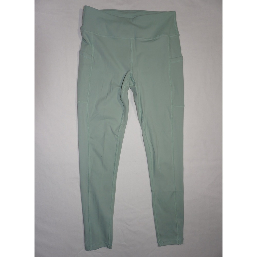 Sage Green XL High Waisted Leggings With Side Pockets